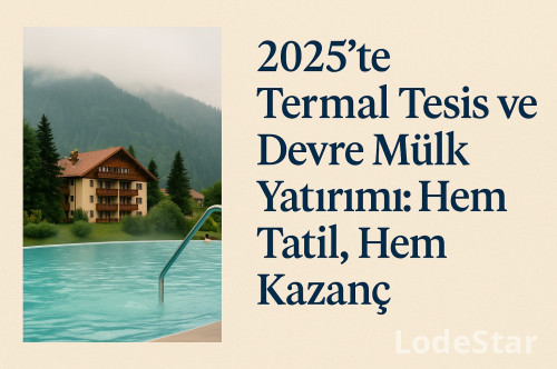 2025’te Termal Tesis ve Devre Mülk Yatırımı: Hem Tatil, Hem Kazanç